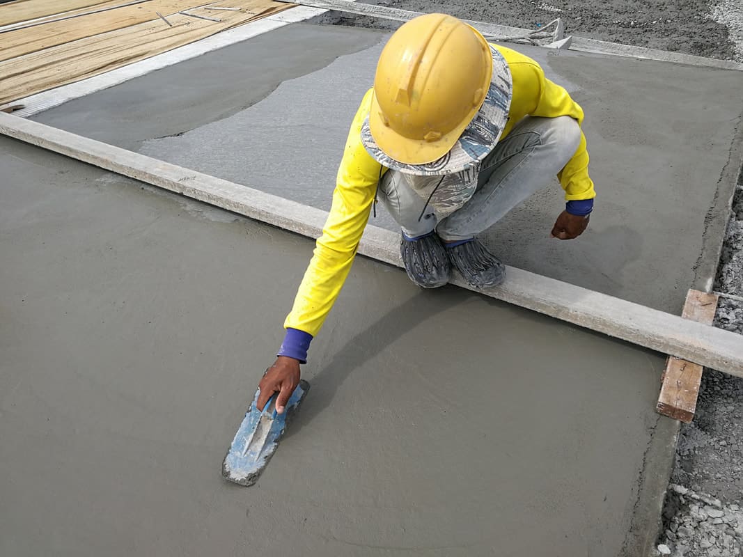 Concrete contractors resolve old concrete imperfections